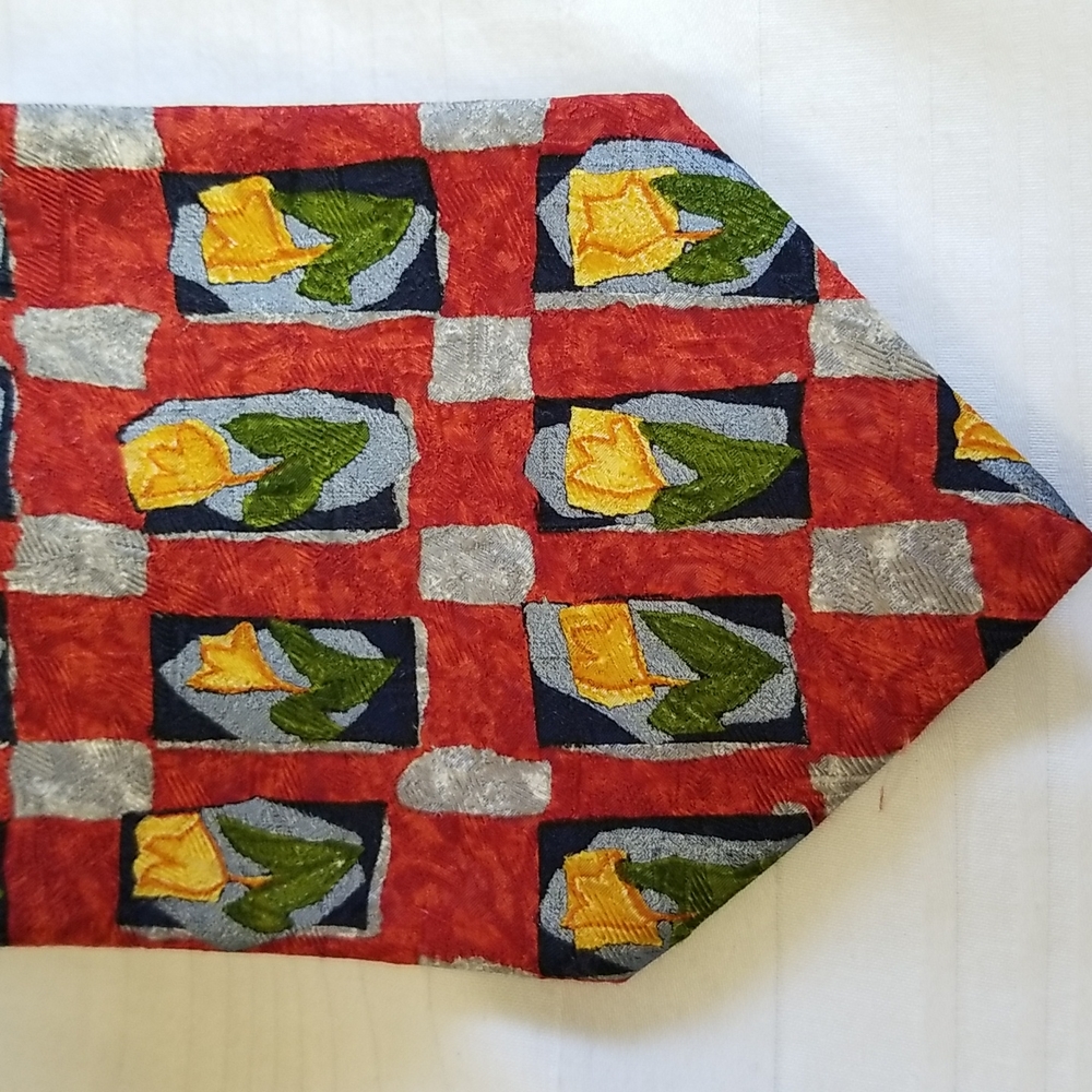 Ermenegildo Zegna Floral Silk Tie